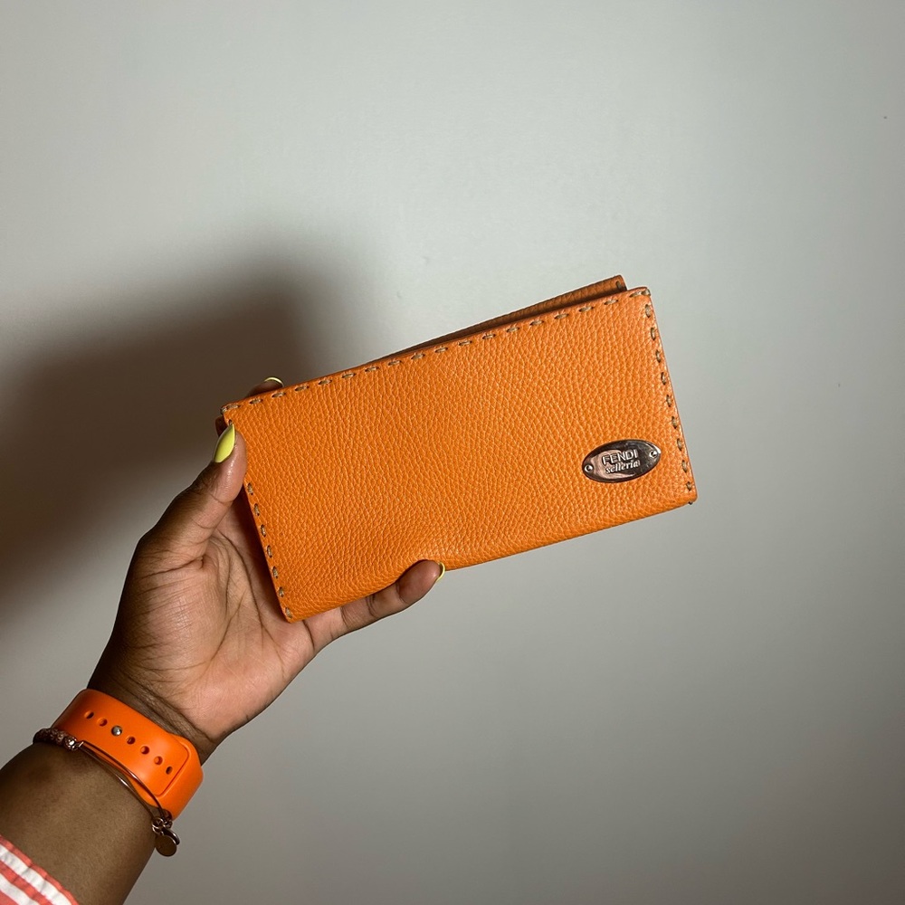 FENDI Selleria Leather Continental Wallet - Picture 1 of 12
